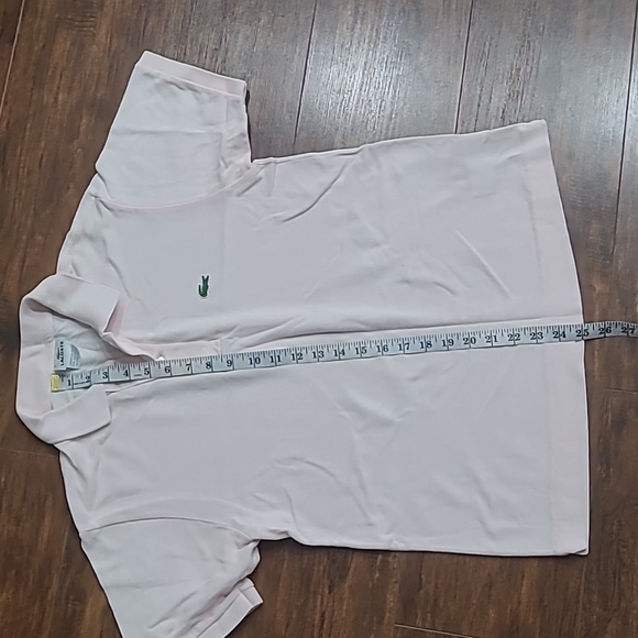 Lacoste Mens  Light Pink Polo Shirt Size M Or 4 Spring , Summer - Picture 11 of 12